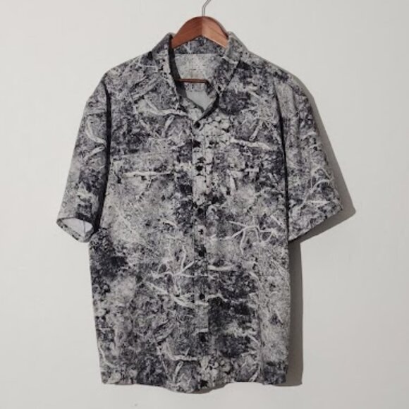 Racks & Reels Men's Short Sleeve Button-Down Outdoor Shirt Size XL - Picture 1 of 4